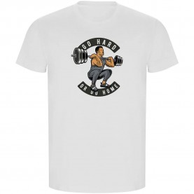 тениска,мъжки,тениски,kruskis,go,hard,eco,short,sleeve,t,shirt,white