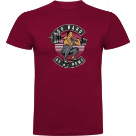 тениска,мъжки,тениски,kruskis,go,hard,short,sleeve,t,shirt,dark,red,(red)