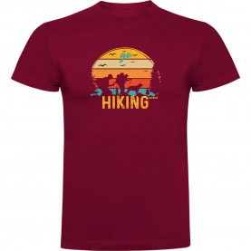 тениска,мъжки,тениски,kruskis,hiking,short,sleeve,t,shirt,dark,red,(red)