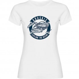 тениска,дамски,тениски,kruskis,lobster,short,sleeve,t,shirt,white