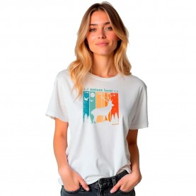 Тениска Kruskis Nature Lover short sleeve T-shirt - White (White) тениска,дамски,тениски,kruskis,nature,lover,short,sleeve,t,shirt,white,(white)
