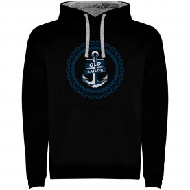 суичър,мъжки,пуловери,kruskis,old,sailor,two,colour,hoodie,black,grey,(black)