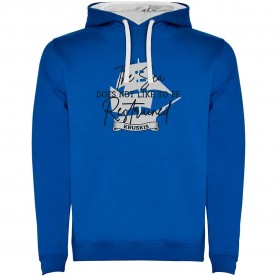 суичър,мъжки,пуловери,kruskis,restrained,two,colour,hoodie,royal,blue,white,(blue)