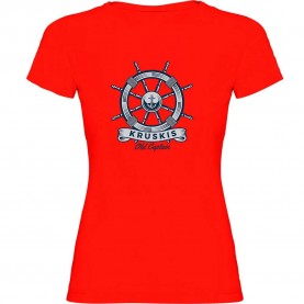 тениска,дамски,тениски,kruskis,rudder,short,sleeve,t,shirt,red