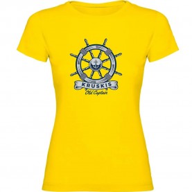 тениска,дамски,тениски,kruskis,rudder,short,sleeve,t,shirt,yellow,(yellow)