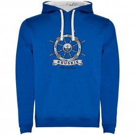 суичър,мъжки,пуловери,kruskis,rudder,two,colour,hoodie,royal,blue,white,(blue)