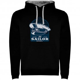суичър,мъжки,пуловери,kruskis,sailor,two,colour,hoodie,black,grey,(black)