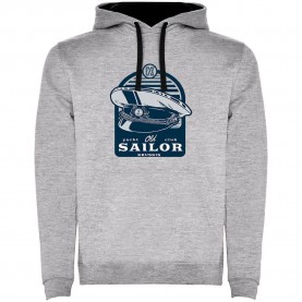 суичър,мъжки,пуловери,kruskis,sailor,two,colour,hoodie,heather,grey,black,(grey)