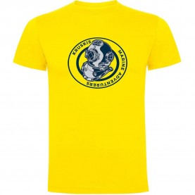 тениска,мъжки,тениски,kruskis,scuba,short,sleeve,t,shirt,yellow