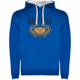 суичър,мъжки,пуловери,kruskis,seafood,crab,two,colour,hoodie,royal,blue,white,(blue)