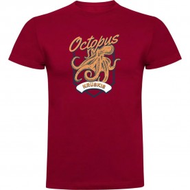 тениска,мъжки,тениски,kruskis,seafood,octopus,short,sleeve,t,shirt,dark,red,(red)