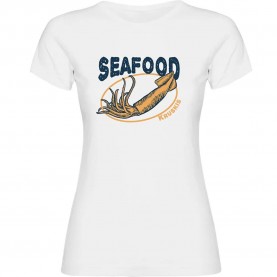 тениска,дамски,тениски,kruskis,seafood,squid,short,sleeve,t,shirt,white