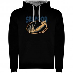 суичър,мъжки,пуловери,kruskis,seafood,squid,two,colour,hoodie,black,grey,(black)