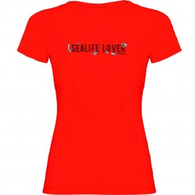 тениска,дамски,тениски,kruskis,sealife,lover,short,sleeve,t,shirt,red
