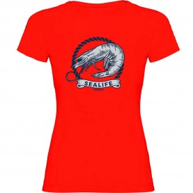 тениска,дамски,тениски,kruskis,shrimp,short,sleeve,t,shirt,red,(red)