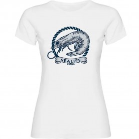 тениска,дамски,тениски,kruskis,shrimp,short,sleeve,t,shirt,white