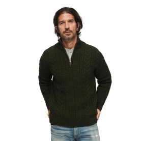 Блуза Superdry Vintage Jacob Henley half zip sweater - Green (Surplus Goods Olive) блуза,мъжки,пуловери,дамски,пуловери,superdry,vintage,jacob,henley,half,zip,sweater,green,(surplus,goods,olive)