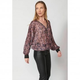 дамски,блузи,дамски,ризи,koroshi,2322bl11,long,sleeve,blouse,multicolor,(black)