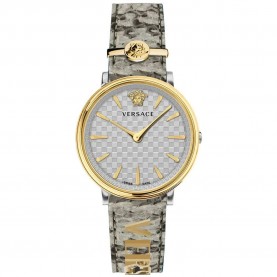 Часовник Versace VE8104422 woman watch - Golden (Yellow Gold / Stone Grey) часовник,часовници,versace,ve8104422,woman,watch,golden,(yellow,gold,stone,grey)