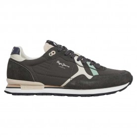 маратонки,мъжки,маратонки,pepe,jeans,brit,road,trainers,graphite,grey,(brown)
