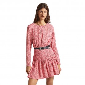 рокля,дамски,поли,и,рокли,pepe,jeans,britney,long,sleeve,short,dress,red