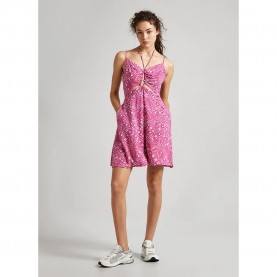 рокля,дамски,поли,и,рокли,pepe,jeans,denise,sleeveless,short,dress,pink,(english,rose,pink)