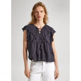 дамски,блузи,дамски,ризи,pepe,jeans,dorotea,sleeveless,blouse,infinity,grey