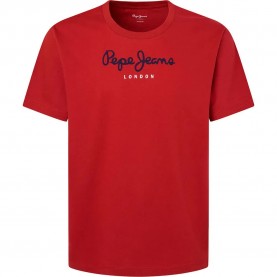 Тениска Pepe jeans Eggo T-shirt - Red (Ruby Red) тениска,мъжки,тениски,pepe,jeans,eggo,t,shirt,red,(ruby,red)