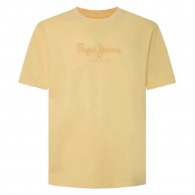 тениска,мъжки,тениски,pepe,jeans,emb,eggo,short,sleeve,t,shirt,yellow,(misted,yellow)
