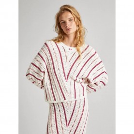 блуза,дамски,пуловери,дамски,плетени,дрехи,pepe,jeans,ginny,sweater,mousse,white