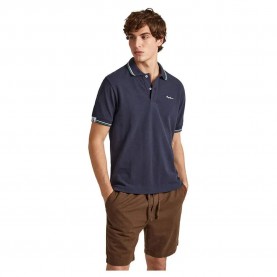 Pepe jeans Harley short sleeve polo - Blue (Dulwich Blue) мъжки,блузи,с,яка,pepe,jeans,harley,short,sleeve,polo,blue,(dulwich,blue)