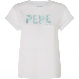 тениска,дамски,тениски,pepe,jeans,janet,short,sleeve,t,shirt,white,(white)
