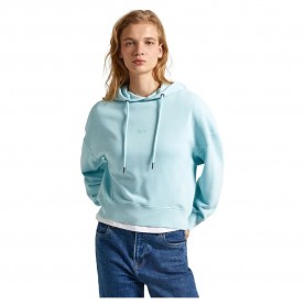 Суичър Pepe jeans Lynette hoodie - Blue (Aqua Blue) суичър,дамски,блузи,pepe,jeans,lynette,hoodie,blue,(aqua,blue)