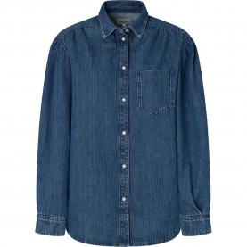риза,с,дълъг,ръкав,дамски,блузи,дамски,ризи,pepe,jeans,miley,long,sleeve,shirt,denim