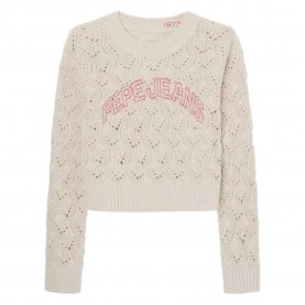 блуза,детски,блузи,pepe,jeans,nabila,sweater,antique,lace,beige,(beige)