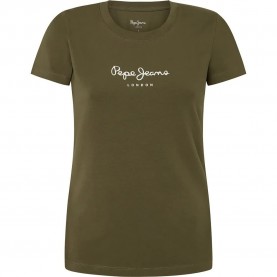 тениска,дамски,тениски,pepe,jeans,new,virginia,short,sleeve,t,shirt,leaf,green,(green)