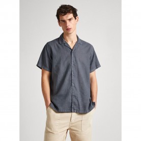 риза,с,къс,ръкав,мъжки,ризи,pepe,jeans,pamber,short,sleeve,shirt,grey