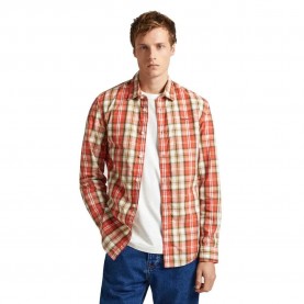 Риза с дълъг ръкав Pepe jeans Peterson long sleeve shirt - Orange (Burnt Orange) риза,с,дълъг,ръкав,мъжки,ризи,pepe,jeans,peterson,long,sleeve,shirt,orange,(burnt,orange)