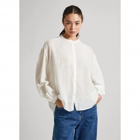 дамски,блузи,дамски,ризи,pepe,jeans,petra,long,sleeve,blouse,mousse,white