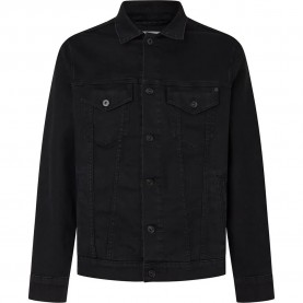 яке,мъжки,якета,pepe,jeans,pinners,coated,denim,jacket,denim,(black)