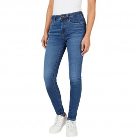 Pepe jeans PL204584 Skinny Fit jeans - Blue (Denim Gx6) дамски,панталони,pepe,jeans,pl204584,skinny,fit,jeans,blue,(denim,gx6)