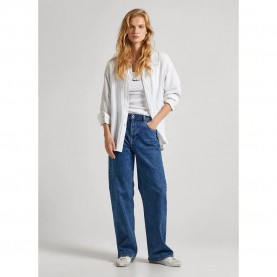 риза,с,дълъг,ръкав,дамски,блузи,дамски,ризи,pepe,jeans,polly,long,sleeve,shirt,blue