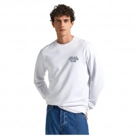 Блуза Pepe jeans Reagan sweatshirt - White (White) блуза,мъжки,пуловери,pepe,jeans,reagan,sweatshirt,white,(white)