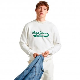Блуза Pepe jeans Roi sweatshirt - White (Off White) блуза,мъжки,пуловери,pepe,jeans,roi,sweatshirt,white,(off,white)