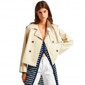 Палто Pepe jeans Sheila trench coat - Beige (Malt Beige) палто,мъжки,якета,pepe,jeans,sheila,trench,coat,beige,(malt,beige)