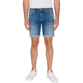 Къси панталони Pepe jeans Slim Fit denim shorts - Blue (Denim Ht9) къси,панталони,мъжки,панталони,pepe,jeans,slim,fit,denim,shorts,blue,(denim,ht9)