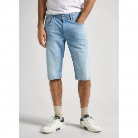 Къси панталони Pepe jeans Straight Fit denim shorts - Blue (Denim Mn6) къси,панталони,мъжки,панталони,pepe,jeans,straight,fit,denim,shorts,blue,(denim,mn6)