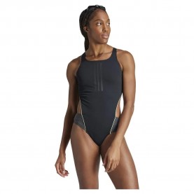 бански,костюм,дамски,бански,костюми,adidas,ll,3,stripes,swimsuit,black,(black)