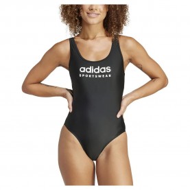 бански,костюм,дамски,бански,костюми,adidas,sportswear,ub,swimsuit,black,white,(black)