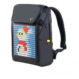 раница,раници,divoom,pixel,backpack,black,(black)